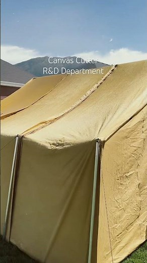 Just a little product testing… #canvas #walltent #basecamp