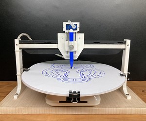 Polar CNC Plotter