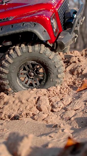Remote Control RC Car Defender in Sand