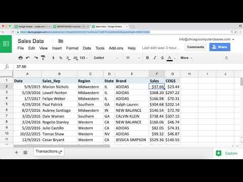 Google Sheets IMPORTRANGE Function Tutorial | Learn How to Pull Data From Other Spreadsheets (FINAL)