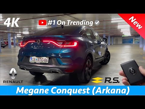 Renault Arkana RS Line 2021 - FIRST quick review in 4K | CRAZY Ambient lights!