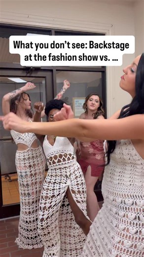 3K reactions · 18 comments | What you see (and what you don’t see…) at the Fashion Show! Thank you, @syrfashionweek  HMUA: @av.glamroom Models: @alalaloren @ladyembra @ptry_themodelofficial_ @av.glamroom @trinity.breanna @alexramostogo @xime.ari @the_hanna_manning | Spirit + Thread Crochet | Facebook