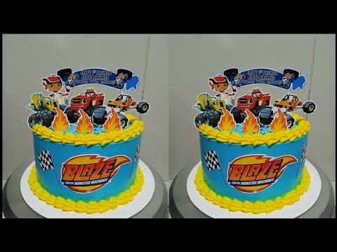 BLAZE MONTSER MACHINE CAKE DESIGN