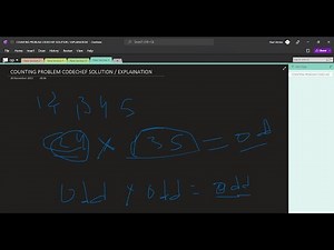 COUNTING PROBLEM CODECHEF SOLUTION/EXPLAINATION