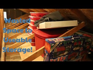 Beyond the attic ladder: Making your attic into useable, well ventilated space for storage