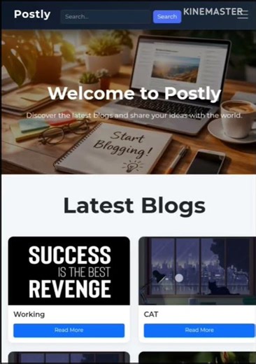 Postly 🚀 | Modern Blogging Platform | MERN Stack Project | Full Demo
