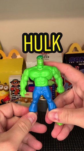 Hulk McDonald’s Toy #mcdonalds #happymeal #opening #mcdonaldstoy #foryou #hulk #marvel #marvelstudios #comics #90skids #90sthrowback #mysterytoytime #kids #toy #nostalgic #strong @McDonald’s @McDonald’s Corporate