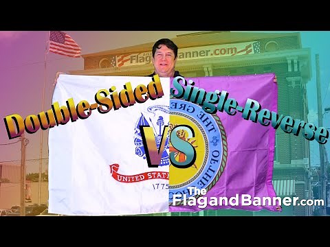 Single Reverse vs Double-Sided Flags: Complete Guide to Flag Construction Types