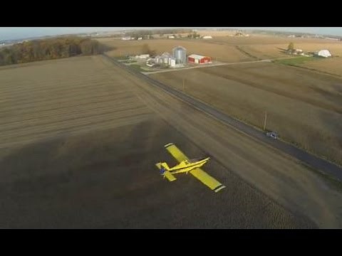 AT-802 Ag aircraft using VeriFly GPS Nav system, Shorter Version