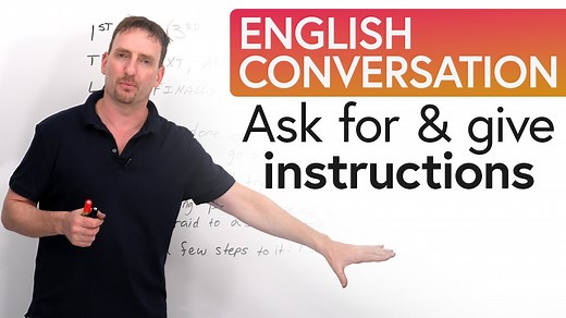 Easy English Conversation: How to Ask for and Give Instructions