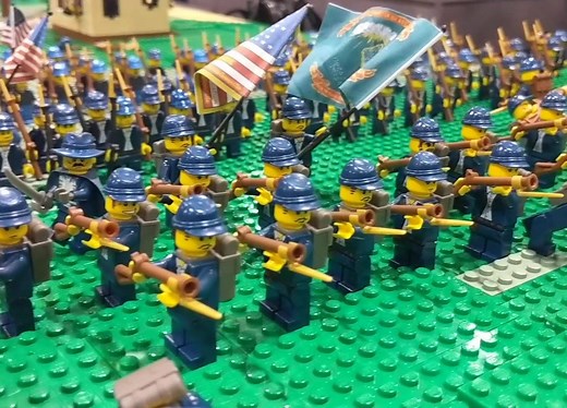 113K views · 5.2K reactions | This massive LEGO recreation of the US Civil War Battle of Fredericksburg includes 1500 minifigures! (Created by Bob and Boston Sharp) | Beyond the Brick | Facebook