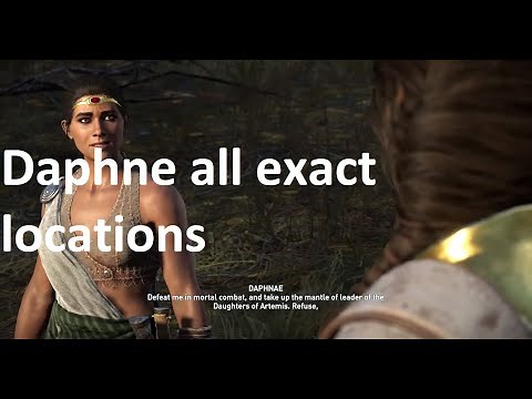 The Daughters of Artemis - Part 3 (Daphne Locations on Map)