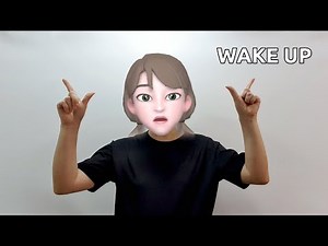 American Sign Language (ASL) Lesson: Opposite Actions | Sleep - Wake Up