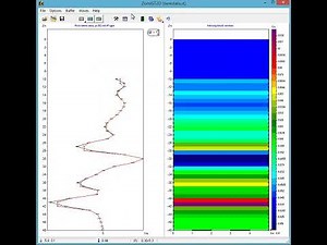 Fixed depth cross-hole data processing.Workflow.