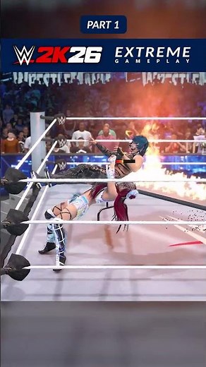 😱 THE BETRAYAL! Iyo Sky vs Asuka with Kairi Sane - Extreme Rules Match at WrestleMania 42 (WWE 2K26)