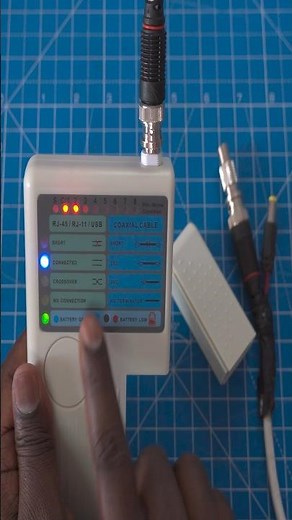 CCTV video Bnc connection continuity test using all in one tester #shorts