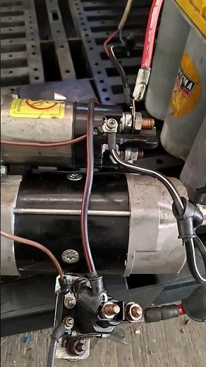 AUTOMOTIVE STARTING SYSTEM WITH RELAY | Manually Check #howto #tutorial #youtubeshorts