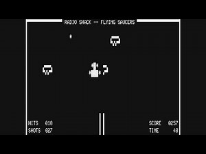 Flying Saucers - (1979) - TRS-80 - gameplay