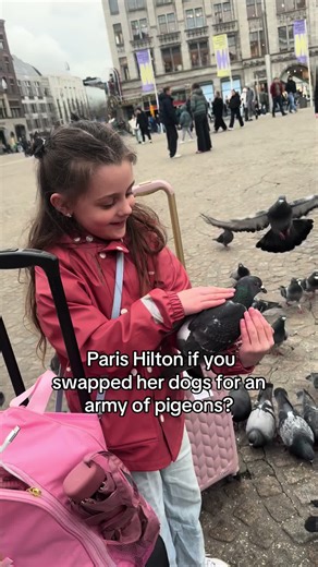 The Pigeon Lady from Home Alone Reimagined with Paris Hilton