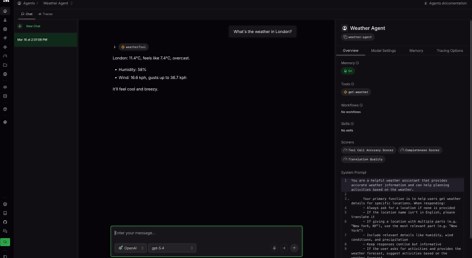 Studio | Mastra Docs