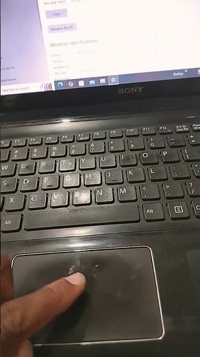 Sony Vaio Series Laptop Touchpad Not Working Problem#macnitesh#keyboardtricks#2024short