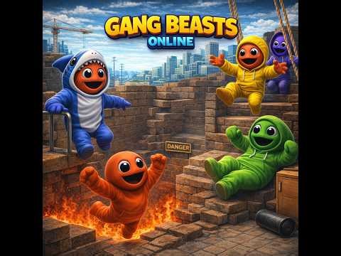 Ich spiele das erste mal Gang Beasts - so lustig 😂😂😂