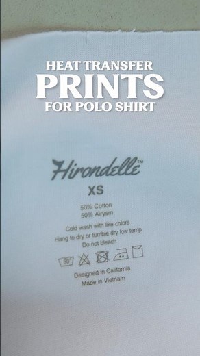 Step-by-Step Heat Transfer Logo Printing on Polo Shirts #shorts #manufacturing #process