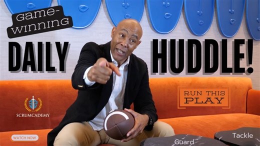 Winning the Agile Game: Daily Scrum as the Ultimate Huddle 🏈🔄 | Scott Adams — Grand Scrum Master