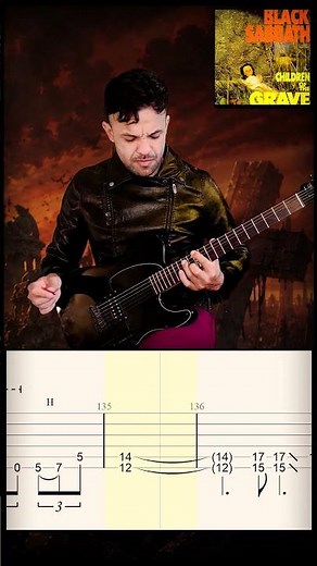 Children Of The Grave - Guitar Cover with Tabs | Black Sabbath
