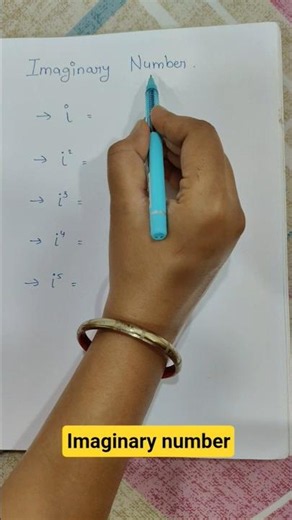 just remembered imaginary numbers #maths #calculationtricks #mathstricks #ytshorts #youtubeshorts
