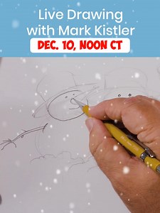 What better way to get into the Christmasy mood, than drawing some fun, Christmas scenes with reindeer 🦌, snow-capped trees 🎄, and nutcrackers 🌰? With the holiday period approaching, it's the perfect time to get cozy in front of the Christmas tree with your sketchbook and cup of hot cocoa. ✏️ Draw along with Emmy-award-winning teacher, Mark Kistler, known for his widely popular TV shows teaching beginners to draw. He has taught over 100K students of all ages with no previous experience how to