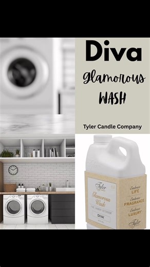 Experience the irresistible allure of Tyler's Diva Glamorous Wash, a decadent, signature scent that transforms laundry into a luxurious ritual with its blend of delicious fruits, rich florals, deep chocolate, and warm amber, leaving clothes irresistibly fragrant and soft for days – it's more than detergent, it's a statement, so click to elevate your everyday into something truly fabulous!. #tylercandlecompany #luxury #laundryday | Linda Jones Brown