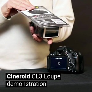 Here's a quick demonstration of how to set Cineroid Loupe. #Cineroid #EVF #Loupe #viewfinder | Cineroid