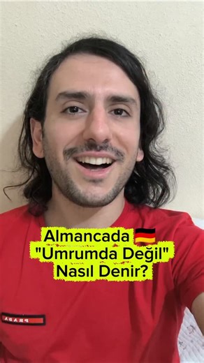 🇩🇪✨ Almancada “Umrumda Değil” nasıl denir? 😎💬 👉 Es ist mir egal. = 🇹🇷 Umrumda değil / Benim için fark etmez = 🇬🇧 It doesn’t matter to me 👉 Ist mir egal. = 🇹🇷 Umrumda değil = 🇬🇧 Don’t care 💡 “Ist mir egal”, “Es ist mir egal” cümlesinin kısa ve günlük versiyonudur. Her ikisi de aynı anlama gelir — sadece ilki daha resmî, diğeri daha samimi ve sık kullanılan şeklidir. 😌✨ Kısaca: Es ist mir egal. → Tam, doğru cümle ✅ Ist mir egal. → Kısa, doğal ve günlük 🗣️ 💬 İkisiyle de rahatça “U