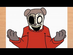 How to draw TWIDDLEFINGER MAX FNF Gegagedigedagedago Nugget Max Design Pro Friday Night Funkin