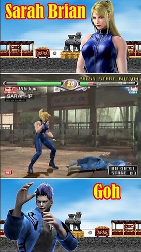 Virtua Fighter 4 : Sarah VS Goh #ps2 #virtuafighter4 #fightinggames
