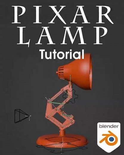 Tutorial for the PIXAR Lamp #b3d #blender #pixar #rigging #tutorial #3dmodeling #cgi #vfx