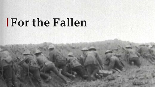 For the Fallen poem reading honours casualties of WW1