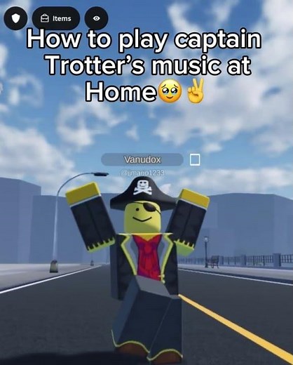 How to play captain trotter’s music at home🥹✌️ #blocktales #roblox #memes #funny