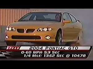 2004 Pontiac GTO LS1 V8 (Holden Monaro) - MotorTrend Retro