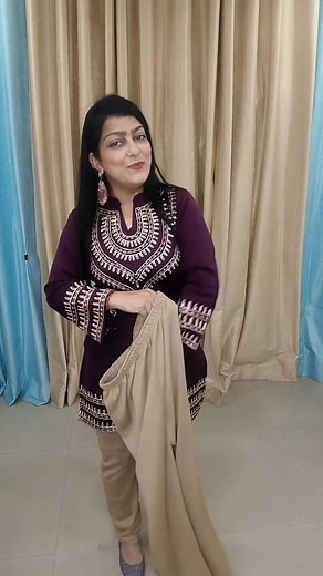 3.2K views · 29 reactions | Woollen knitted cord set | V Garments | Facebook