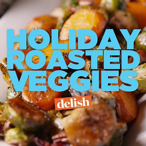 These holiday-roasted vegetables are the perfect side dish to serve alongside a turkey! | Delish