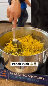 Learning how to cook pansit pusit at AVE cooking studio using 16 quarts is simply delicious 😋 👌 #pancit #pusit #saladmastercookware #pinoyfood | Evelyn Fontenot
