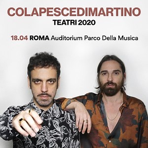 18K views · 79 reactions | COLAPESCEDIMARTINO per la prima volta insieme. Un evento imperdibile, un nuovo disco di inediti realizzato interamente a 4 mani e un tour che toccherà l'Auditorium Parco Della Musica a Roma il 18 aprile. Biglietti qui: https://explo.link/Colapescedimartino_RM | Dimartino | Facebook