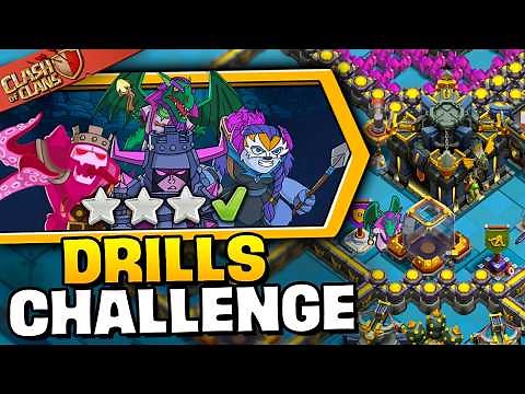 Easily 3 Star Drills and Spills Challenge (Clash of Clans)