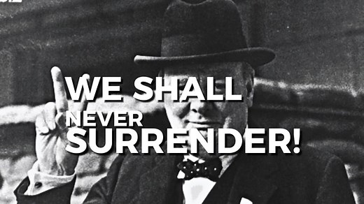We Shall Never Surrender ! Winston Churchill Speech Edit