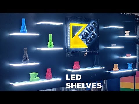 Floating LED Shelves // Complete How to