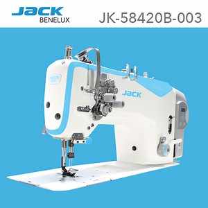 JACK JK-58720 Double Needle Lockstitch Sewing Machine (Large Hooks)