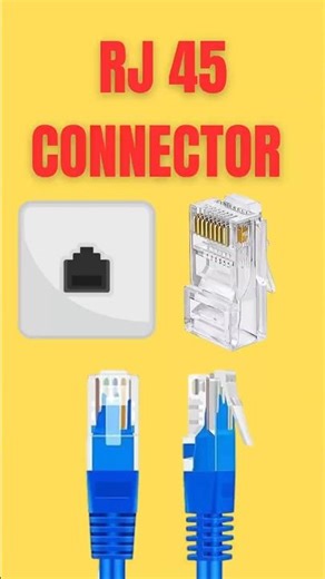 RJ 45 Connector Explained 🌐 What Is RJ45 & Where Is It Used Hindi