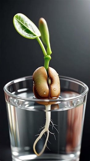 Beans Growth Timelapse | Hyper-Realistic 4K Macro Plant Development #beans #viral #shorts